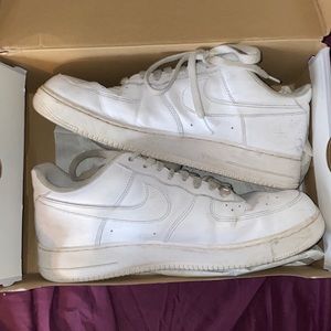 Sold Air Force 1s size 12 men’s / 13.5 women’s